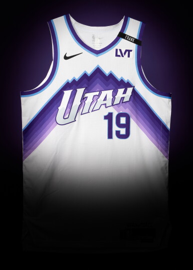 View full screen - View 1 of Lot 7. Ace Bailey ‘Rookie Debut’ Utah Jazz 2025-2026 NBA Tip-Off Game Worn Association Edition Jersey .