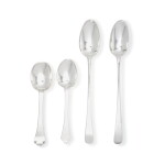 American Silver Dognose Tablespoon, George Hanners, Boston, Circa 1720
