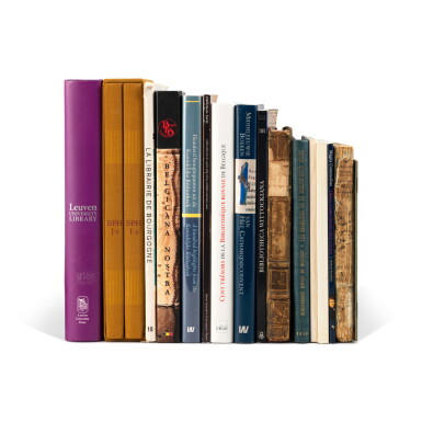 View full screen - View 1 of Lot 297. Books and readers - Libraries - Histories, Catalogues - Netherlands & Belgium.