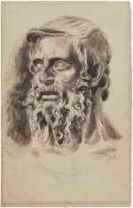 Study of a bearded man, looking to the left