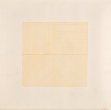 View full screen - View 1 of Lot 253. SOL LEWITT | LINES IN FOUR DIRECTIONS.