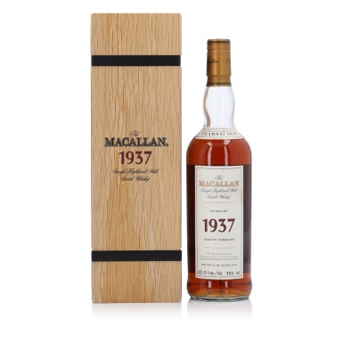 View full screen - View 1 of Lot 6. The Macallan Fine & Rare 32 Year Old 43.0 abv 1937 (1 Bottle 75cl).