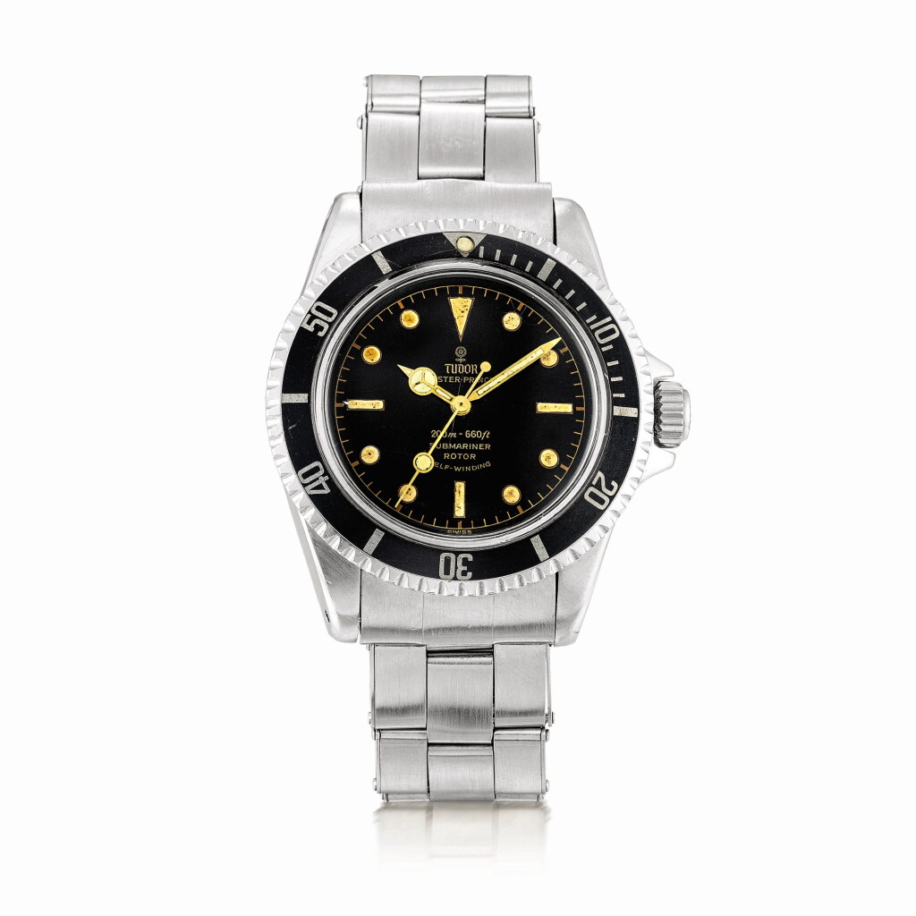 View full screen - View 1 of Lot 2252. Tudor | Submariner, Reference 7928, A stainless steel wristwatch with bracelet, Circa 1958 | 帝陀 | Submariner 型號7928 精鋼鏈帶腕錶,1958年製.