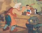 PINOCCHIO (1940) ORIGINAL ARTWORK USED TO CREATE THE BRITISH FRONT OF HOUSE LOBBY CARDS