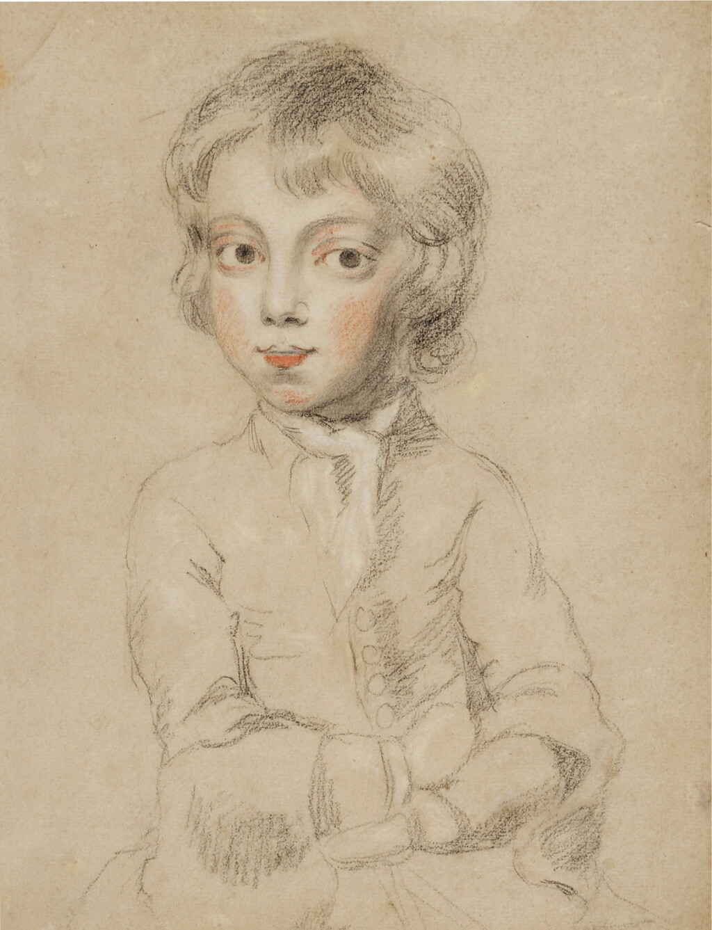 Voir en plein écran - Voir 1 du lot 146. Portrait of a young boy.