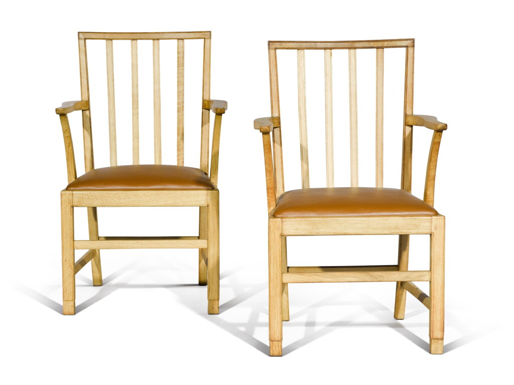 View full screen - View 1 of Lot 40. Set of Six Chairs and Two Armchairs.