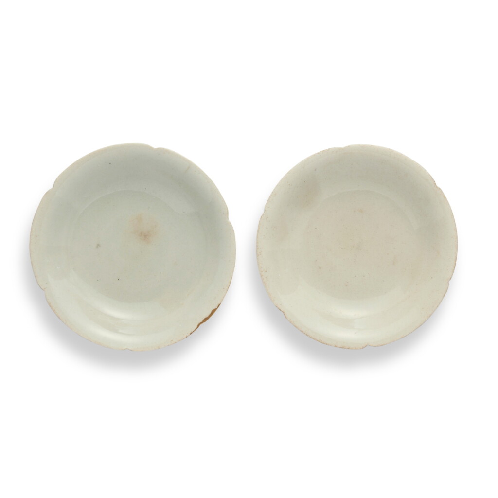 View full screen - View 1 of Lot 133. A pair of Qingbai lobed saucer dishes, Southern Song dynasty .