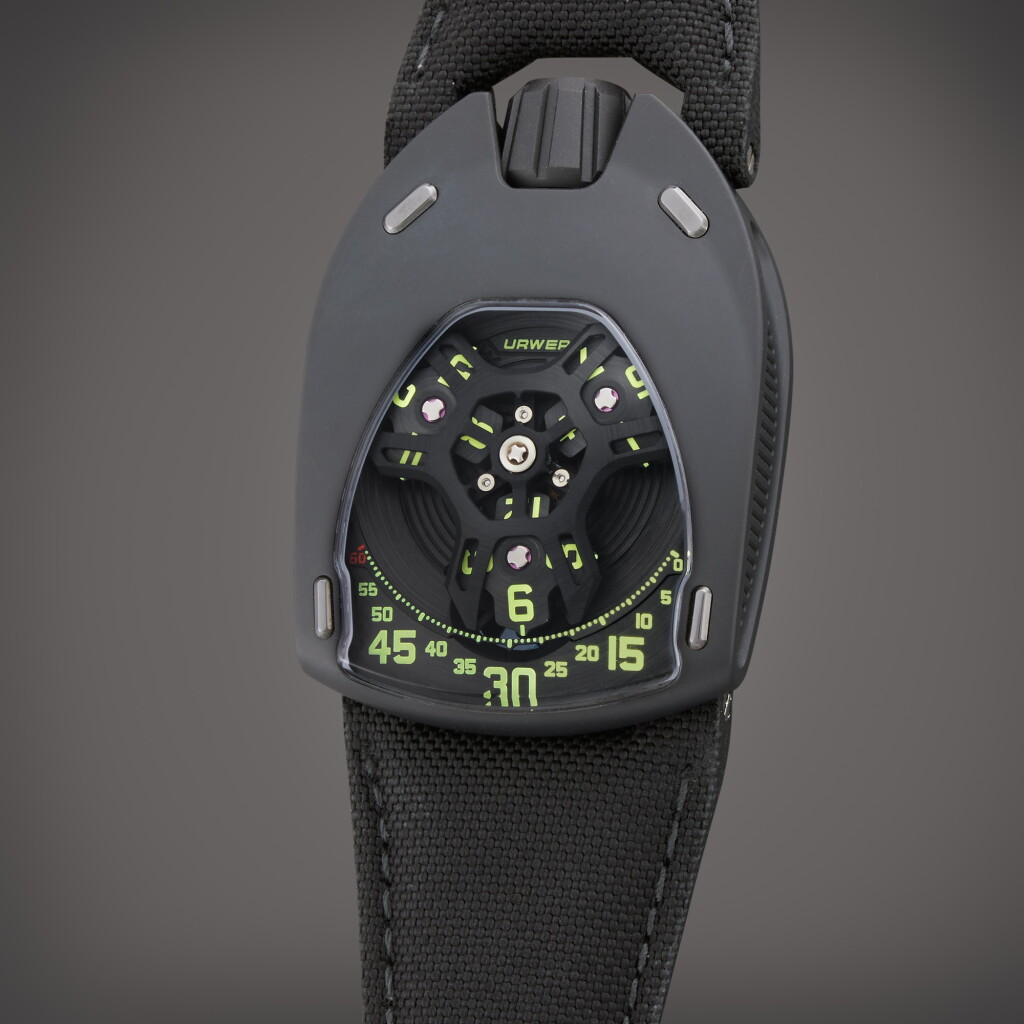 全萤幕检视 - 查看163UR-106 'Only Watch' | A limited edition titanium wristwatch with satellite hours indication and moon phases, Circa 2015的1