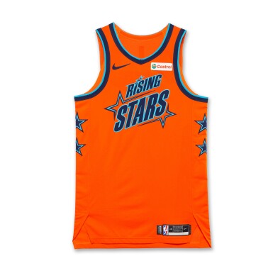 View full screen - View 1 of Lot 94. Brandon Miller Game Issued ‘Rising Stars’ Jersey.