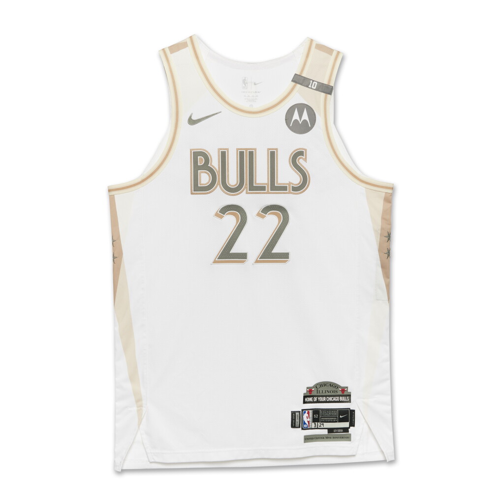 View full screen - View 1 of Lot 185. Talen Horton-Tucker Chicago Bulls 2024-2025 Game Issued City Edition Jersey .