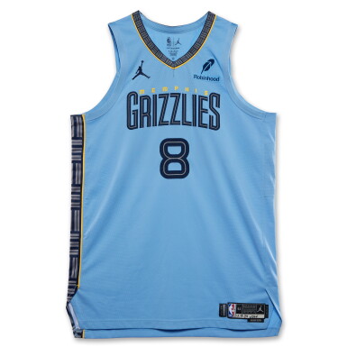 View full screen - View 1 of Lot 134. Colin Castleton Memphis Grizzlies 2024-2025 Emirates NBA Cup Game Issued Statement Edition Jersey .