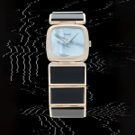 Black-Tie, Reference 9902 | A white gold and onyx bracelet watch with mother-of-pearl dial | Circa 1980