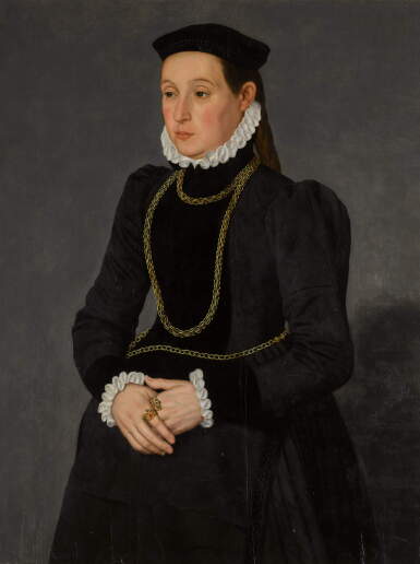 View full screen - View 1 of Lot 2. Portrait of Heinrich Pilgrim's Wife.