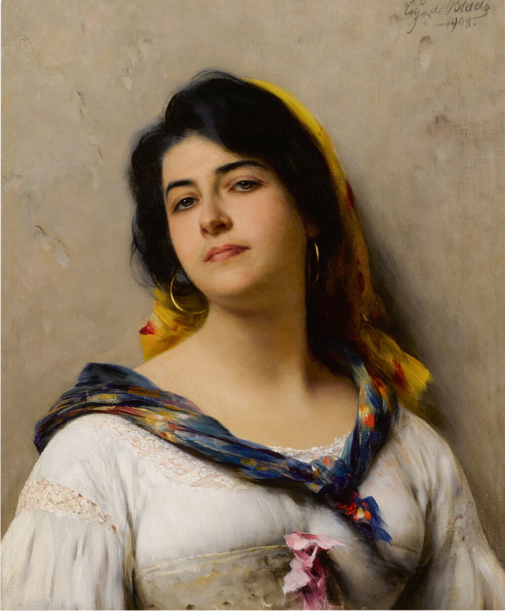 View full screen - View 1 of Lot 210. A Young Beauty .