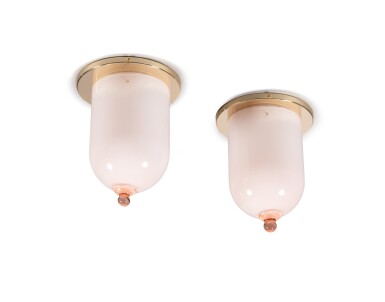 View full screen - View 1 of Lot 123. Pair of Tits ceiling light.