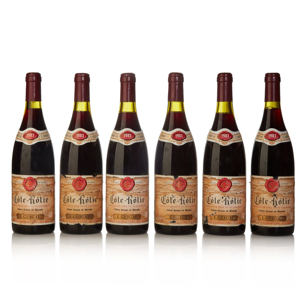 View full screen - View 1 of Lot 490. Côte Rôtie, Brune et Blonde 1983 Guigal (12 BT).