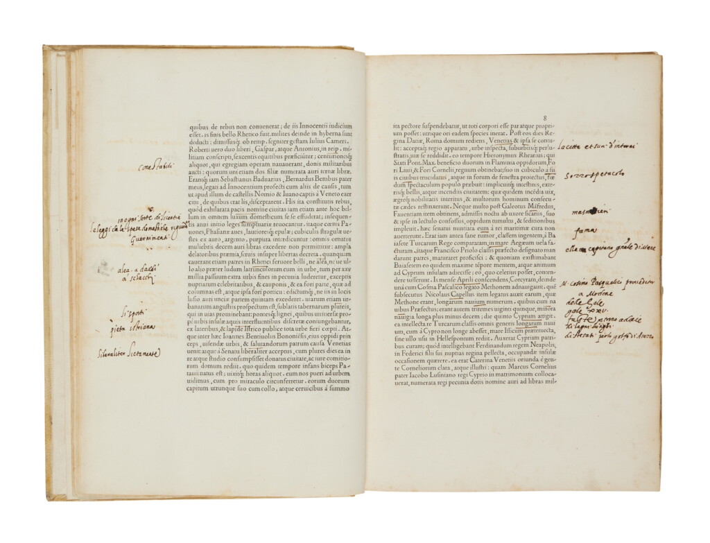 View full screen - View 1 of Lot 182. Bembo, Historiae venetae libri XII, Venice, Aldus, 1551, later vellum.