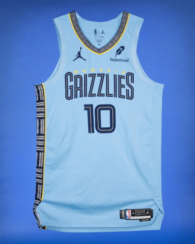 View full screen - View 1 of Lot 36. Javon Small Memphis Grizzlies 2025-2026 Emirates NBA Cup Game Issued Statement Edition Jersey.