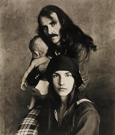 View full screen - View 1 of Lot 78. IRVING PENN | 'HIPPIE FAMILY (KELLY)', SAN FRANCISCO, 1967.