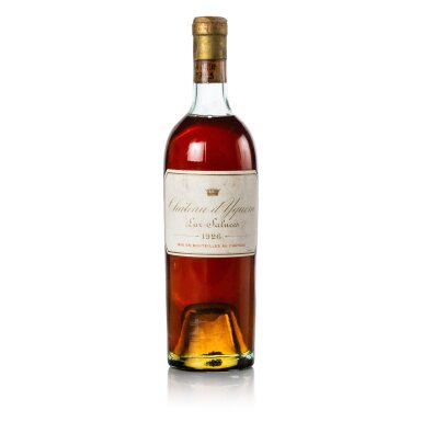 View full screen - View 1 of Lot 259. Château d'Yquem 1926 (1 BT).