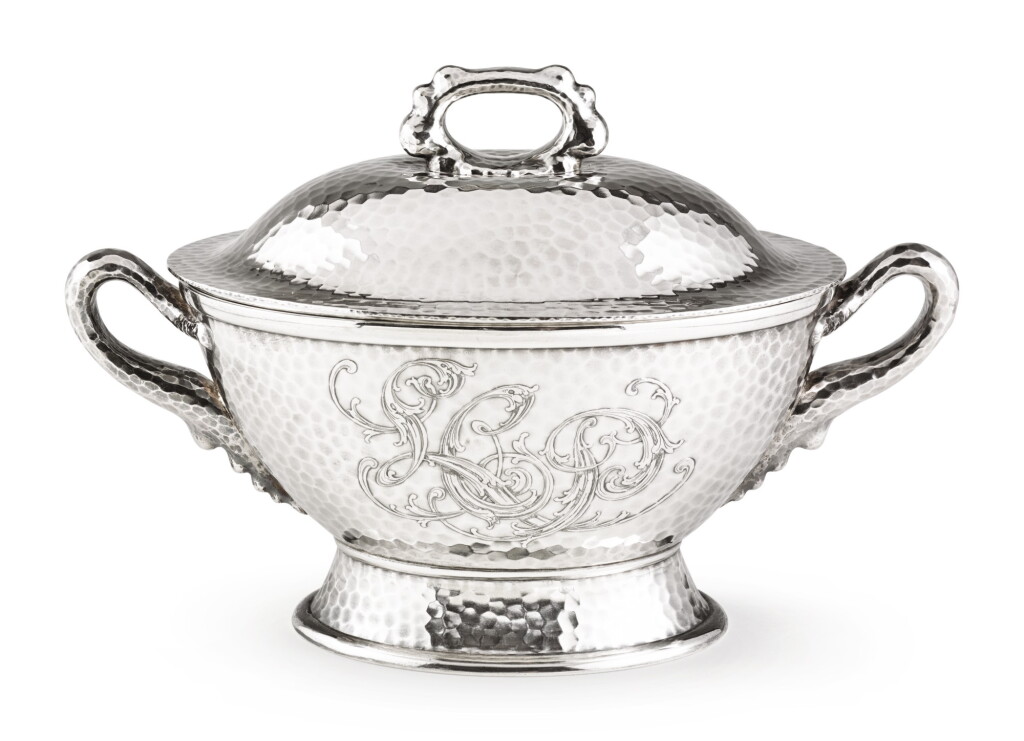 View full screen - View 1 of Lot 419. An American Silver Soup Tureen and Cover, Tiffany & Co., New York, circa 1880.