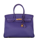 Hermès Iris Birkin 35cm of Togo Leather with Gold Hardware