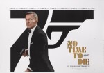 No Time to Die (2021), advance September 30 printer's proof poster, British