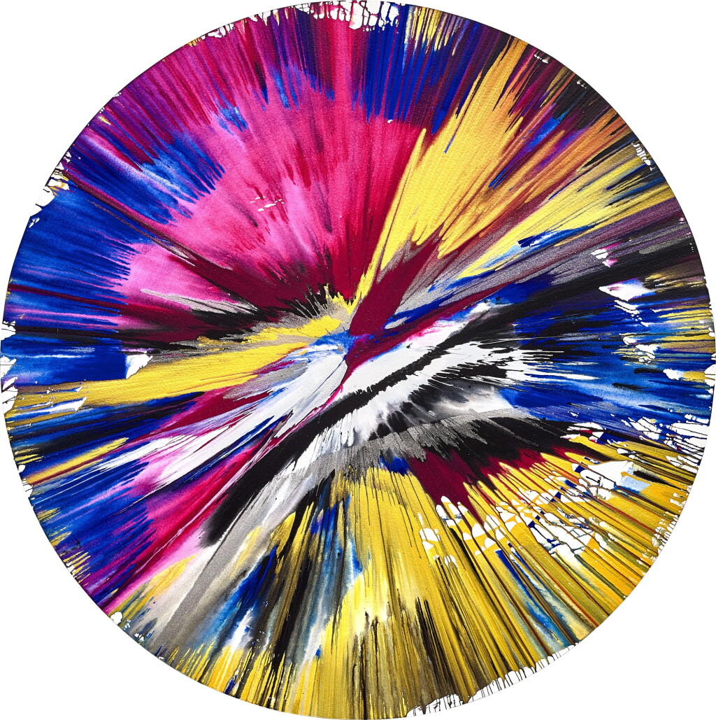 View full screen - View 1 of Lot 3. Untitled (Circle Spin Painting) | 無題(圓形旋轉畫).