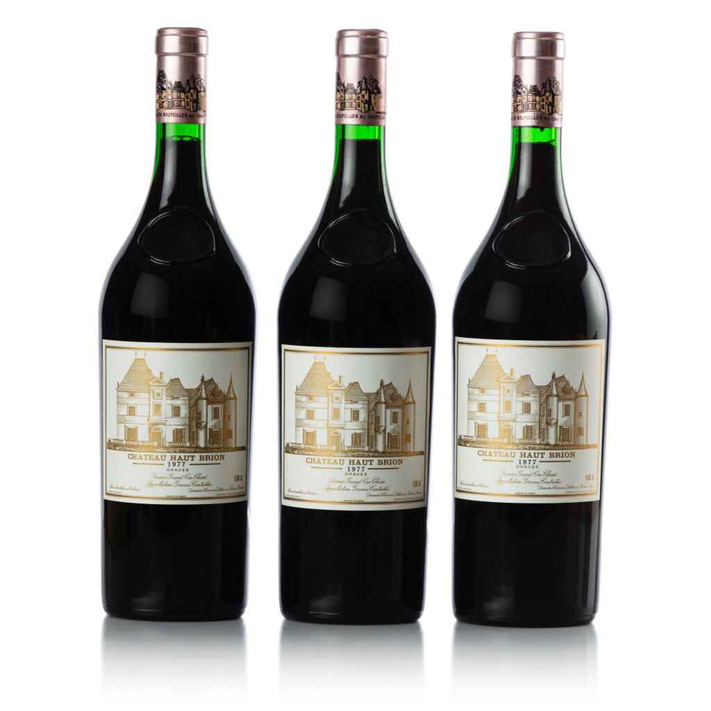 View full screen - View 1 of Lot 52. Château Haut-Brion 1977 (3 MAG).