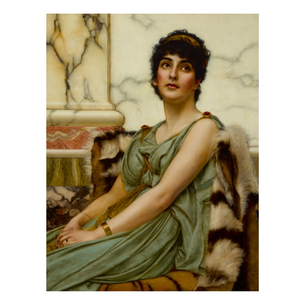View full screen - View 1 of Lot 479. JOHN WILLIAM GODWARD, R.B.A. | A CLASSICAL BEAUTY.