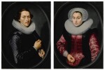 Portrait of a man; Portrait of a woman