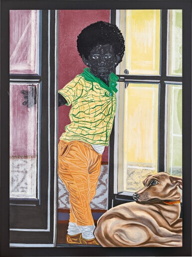 View full screen - View 1 of Lot 1114. Toyin Ojih Odutola 托印 · 奧吉赫 · 奧杜托拉 | Eastern Entrance 東門.