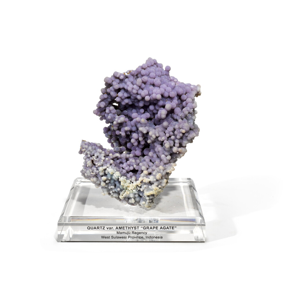View full screen - View 1 of Lot 80. Quartz var. Amethyst “Grape Agate”.