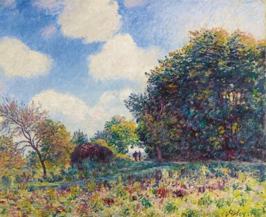 View full screen - View 1 of Lot 147. Chemin à l'entrée d'un bois.