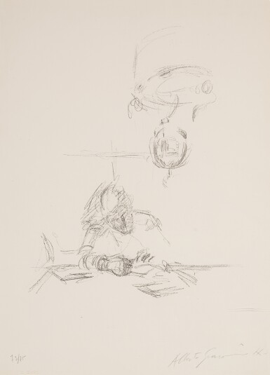 View full screen - View 1 of Lot 132. The Artist's Mother Reading III (Lust 44).