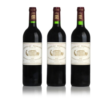 View full screen - View 1 of Lot 73. Château Margaux 1995 (3 BT).