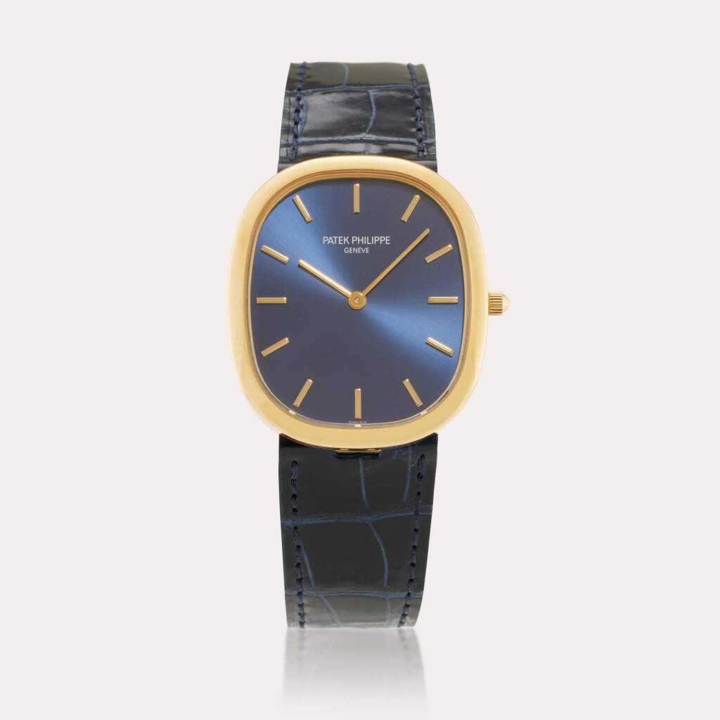 View full screen - View 1 of Lot 121. Reference 3738/100 Ellipse | A yellow gold automatic wristwatch, Circa 2005.