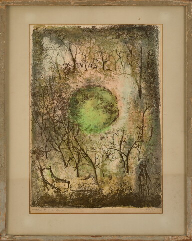 View full screen - View 1 of Lot 863. Zao Wou-Ki 趙無極 | Le soleil rouge 紅日.