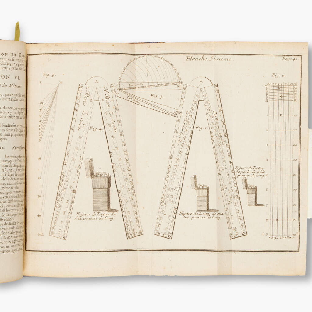 View full screen - View 1 of Lot 105. Bion, Nicholas | Traité de la construction et des principaux usages des instrumens de mathematique, Paris, 1709, first edition.
