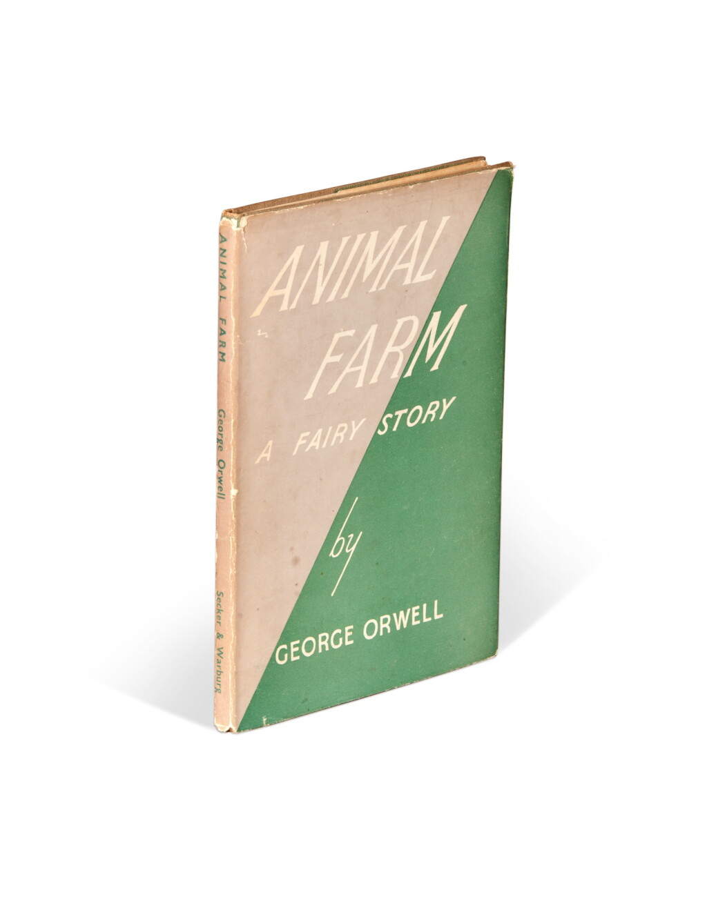 View full screen - View 1 of Lot 283. George Orwell | Animal Farm, London, 1945, first edition, dust-jacket.