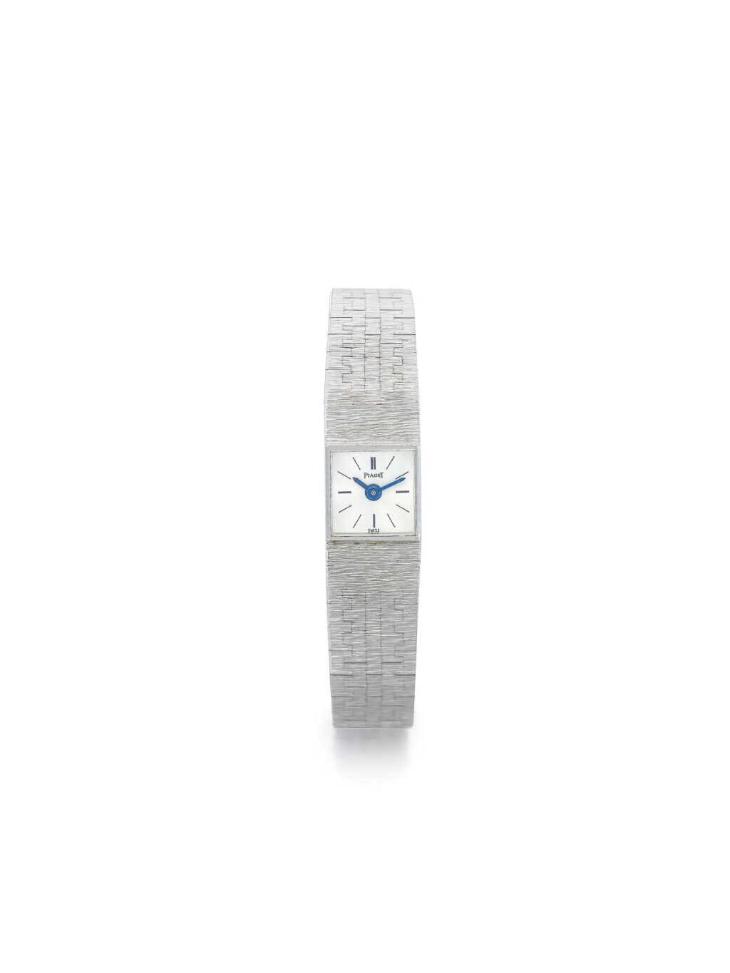 View full screen - View 1 of Lot 39. PIAGET | REF 1001 A6, A LADY'S WHITE GOLD BRACELET WATCH CIRCA 1960.