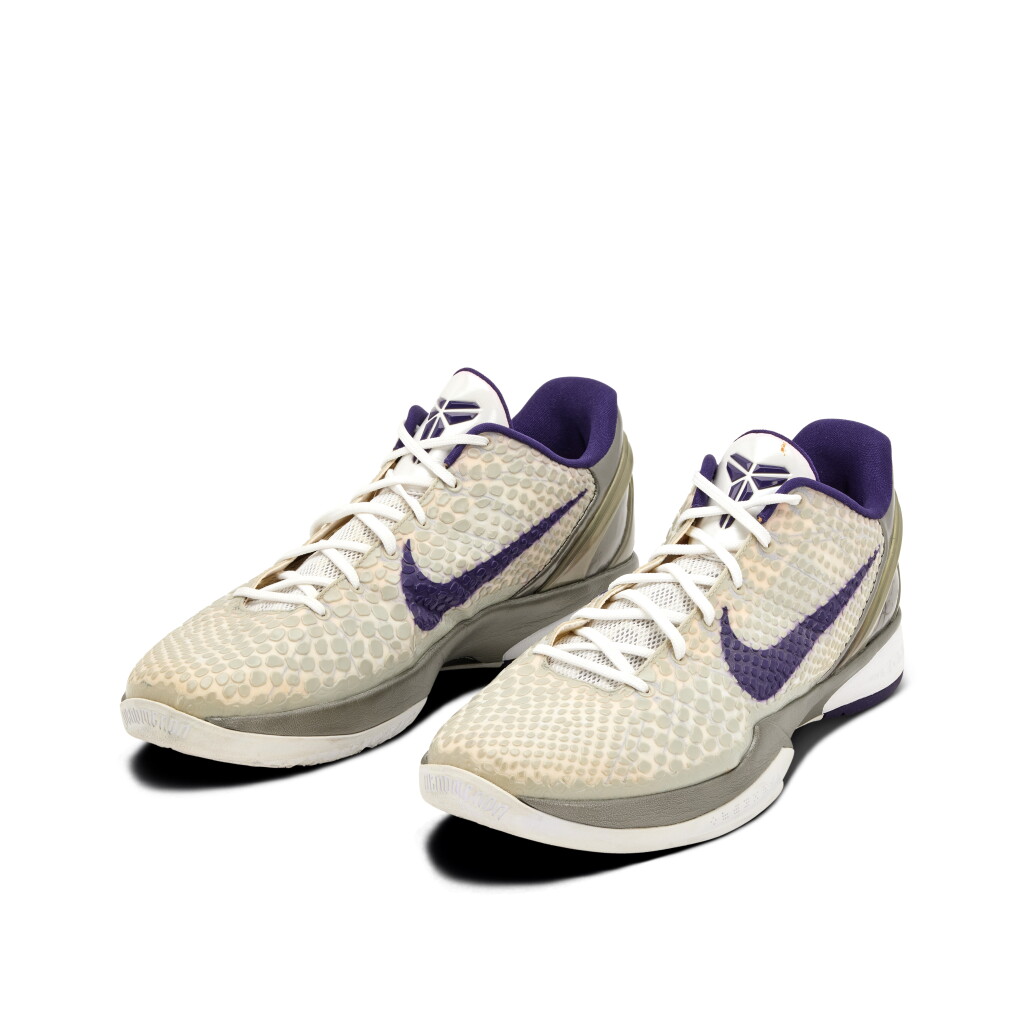 View full screen - View 1 of Lot 31. Kobe Bryant Los Angeles Lakers 2010-2011 Dual-Signed Game Worn Sneakers .