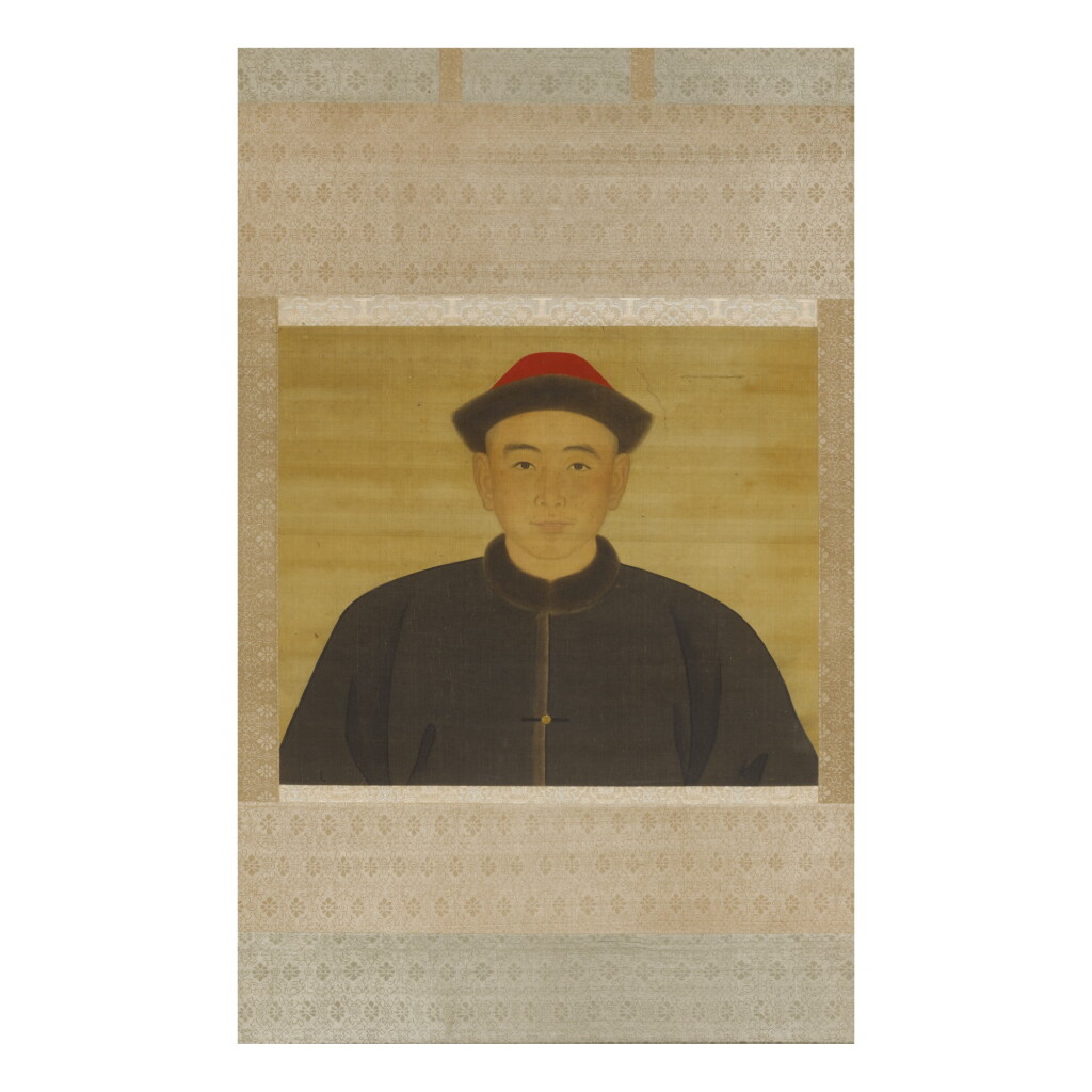 View full screen - View 1 of Lot 636. A RARE PORTRAIT OF A YOUNG OFFICIAL, QING DYNASTY.