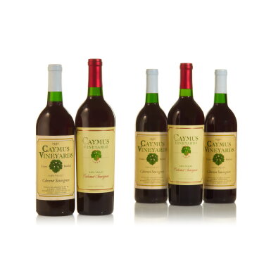 View full screen - View 1 of Lot 335. Caymus Vineyards, Cabernet Sauvignon 1980 (12 BT).