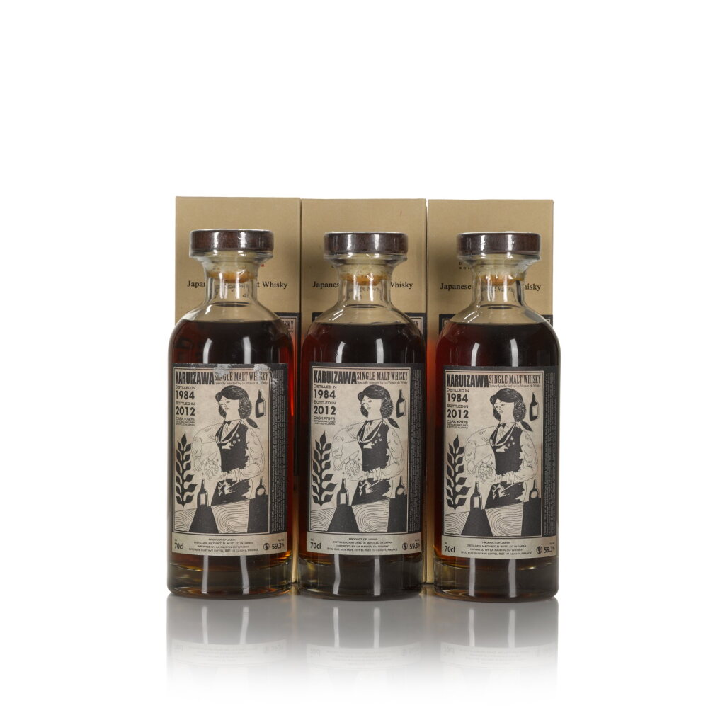 View full screen - View 1 of Lot 98. Karuizawa Cocktail Series Cask #7975 59.3 abv 1984 (3 Bottles 70cl).