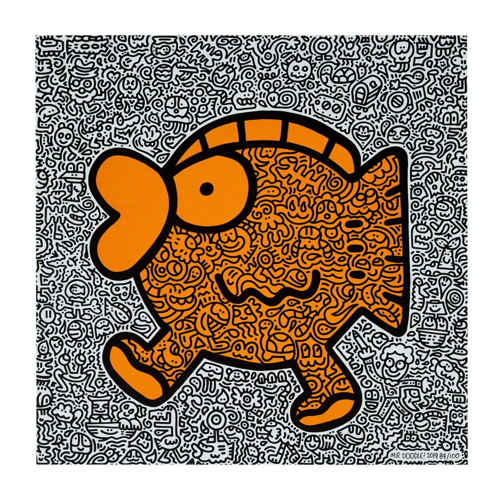 View full screen - View 1 of Lot 9511. MR DOODLE | ORANGE FISH 橘色魚.