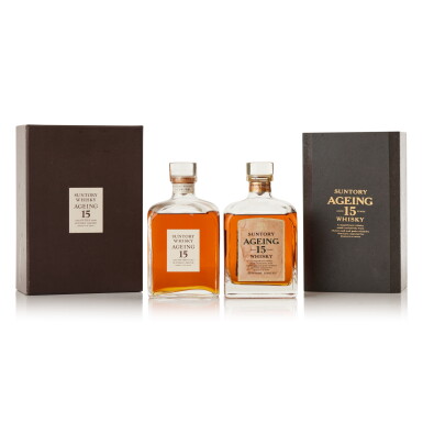View full screen - View 1 of Lot 9200. Suntory Whisky Ageing 15 Years 43.0 abv NV (2 BT75).