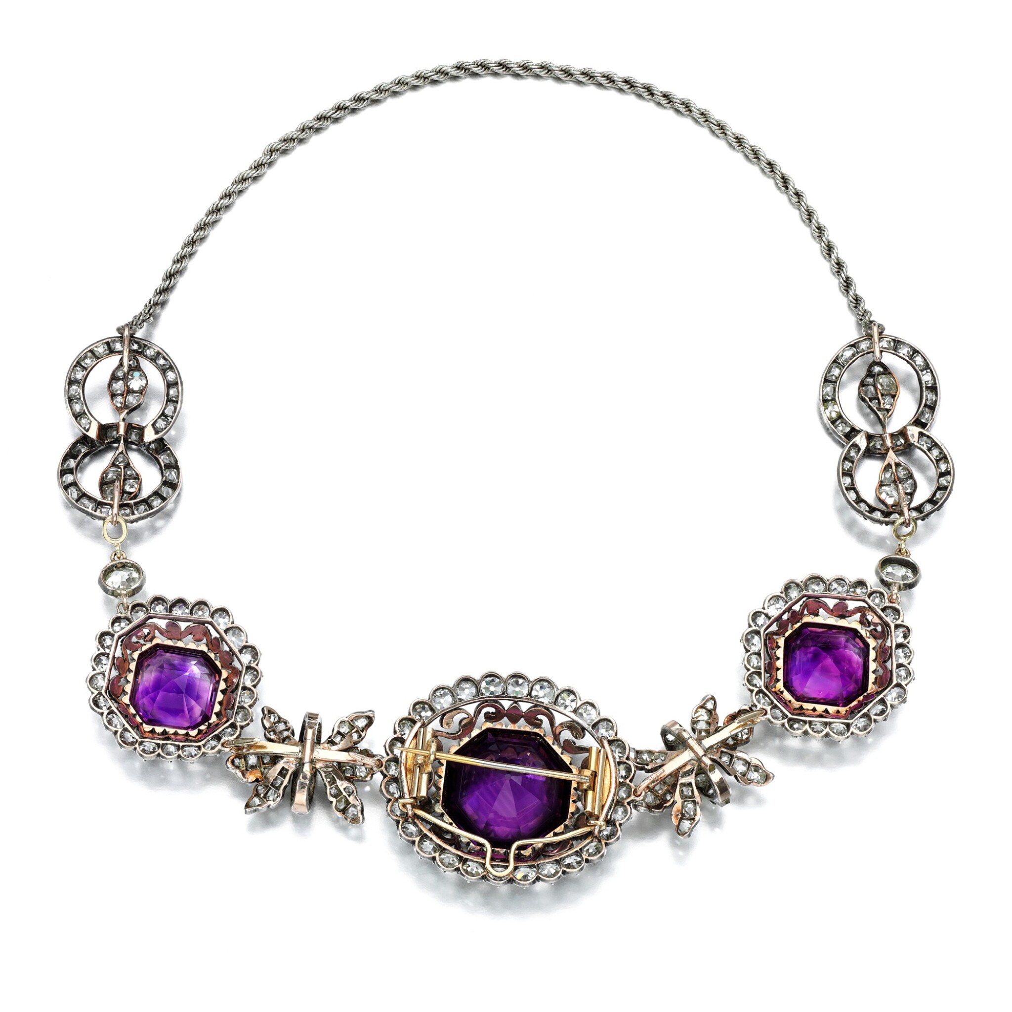 Amethyst And Diamond Necklace Early 19th Century The Weekly Edit Fine Jewels London 2020 Amethyst And Diamond Necklace Early 19th Century The Weekly Edit Fine Jewels London 2020