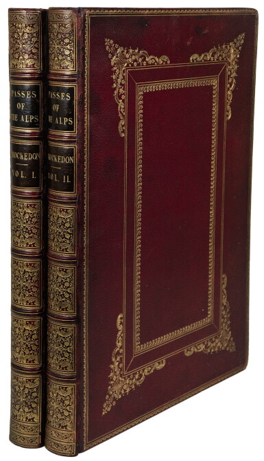 View full screen - View 1 of Lot 97. BROCKEDON, WILLIAM | Illustrations of the Passes of the Alps. London: Printed for the Author, 1828.