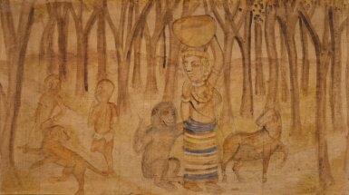 View full screen - View 1 of Lot 66. Dans la forêt.